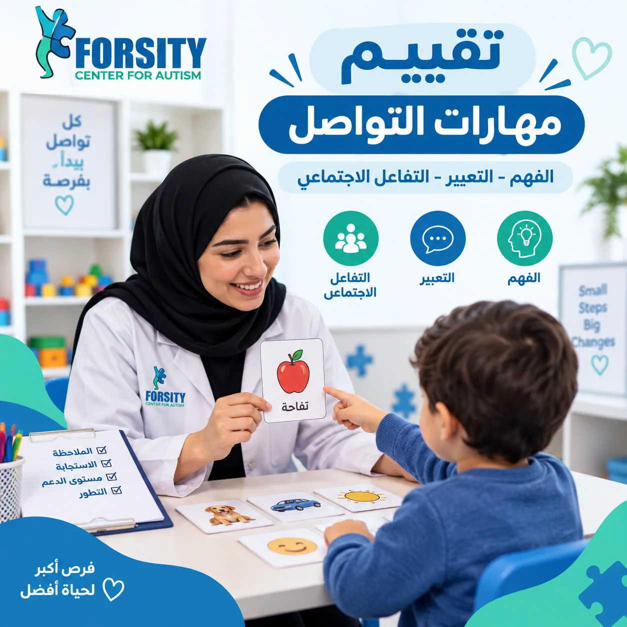 كيف يتم تقييم ضعف التواصل؟