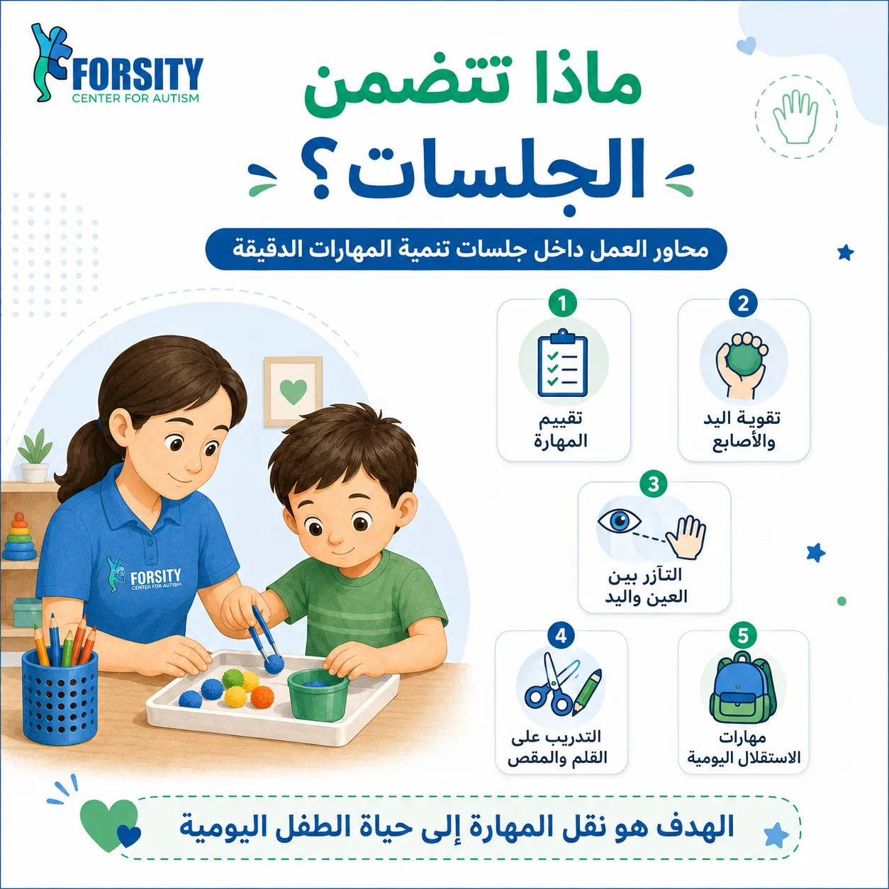ماذا يحدث داخل جلسات تنمية المهارات الدقيقة في مصر