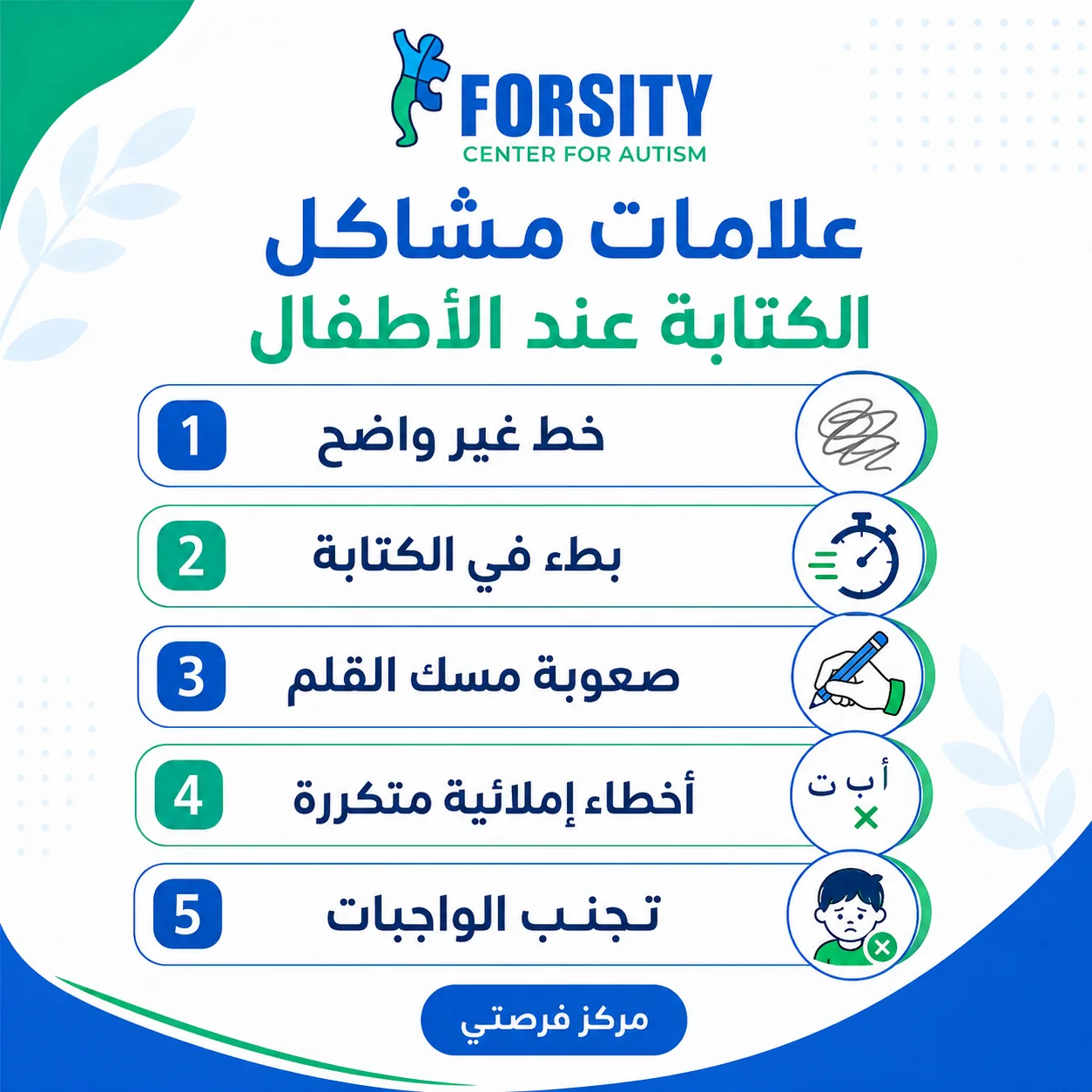 كيف تعرف أن طفلك يحتاج إلى علاج مشاكل الكتابة للأطفال؟